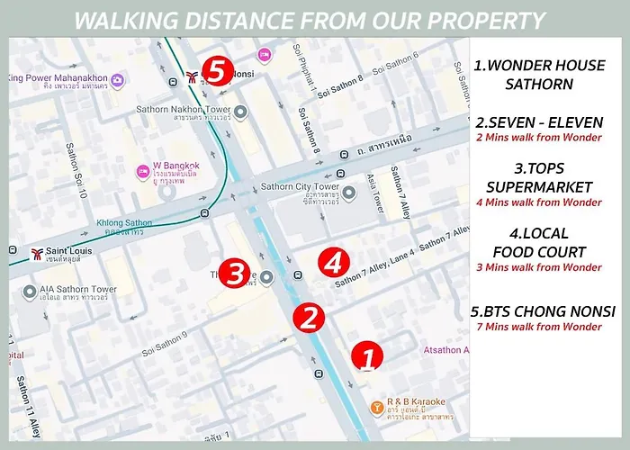 3 Bedrooms For 5 Guests In The Heart Of Sathorn * Bangkok